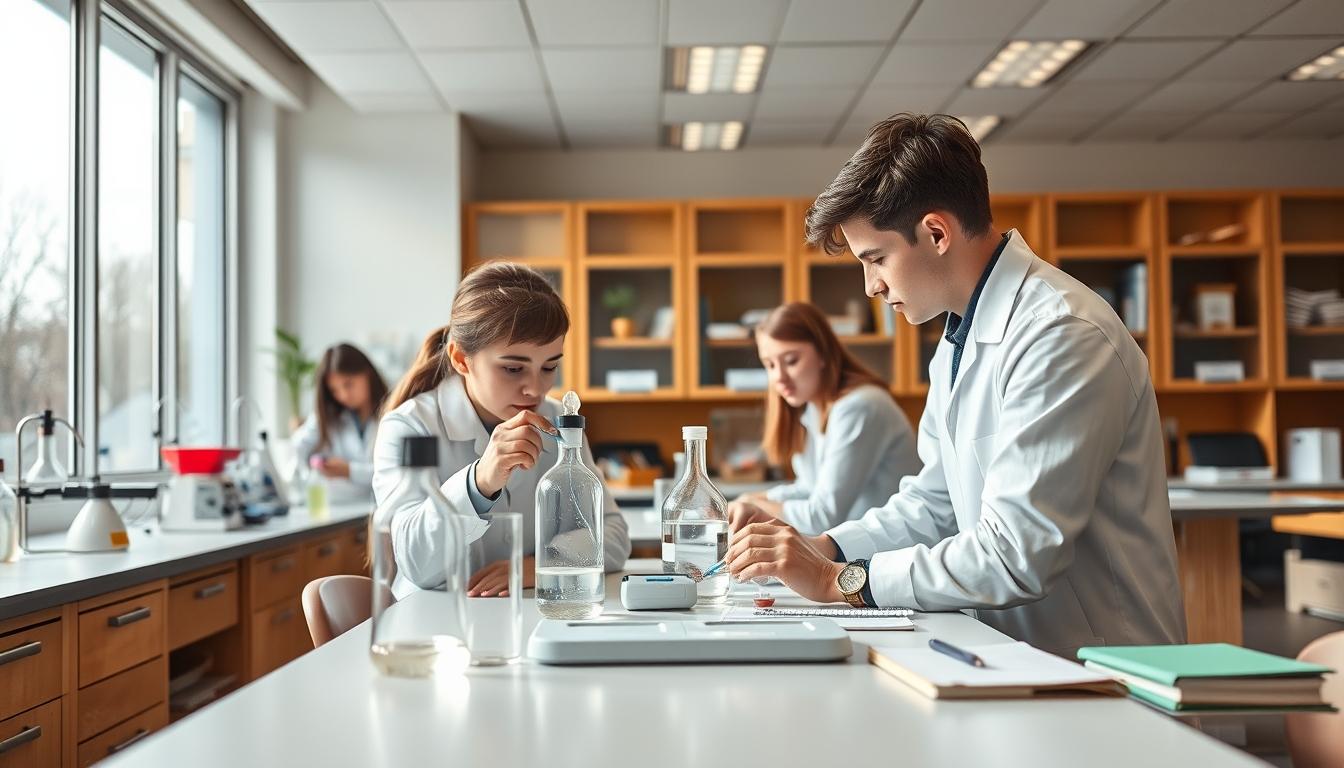 Structured study materials and learning resources on a desk